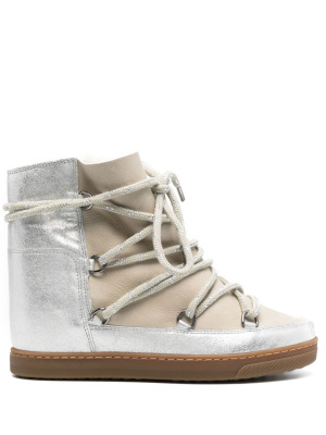 

Metallic-leather ankle boots, ISABEL MARANT Metallic-leather ankle boots