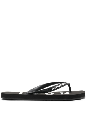 

Logo-strap flip flops, Dsquared2 Logo-strap flip flops