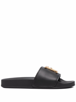 

Logo-plaque open-toe slides, Dsquared2 Logo-plaque open-toe slides
