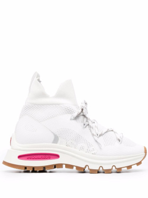 

Perforated high-top sneakers, Dsquared2 Perforated high-top sneakers