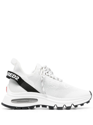 

Intarsia-knit low-top sneakers, Dsquared2 Intarsia-knit low-top sneakers