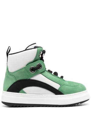 

Two-tone high-top sneakers, Dsquared2 Two-tone high-top sneakers