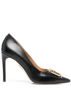 

100mm logo-plaque pumps, Dsquared2 100mm logo-plaque pumps