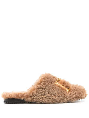 

D2 Statement shearling slippers, Dsquared2 D2 Statement shearling slippers