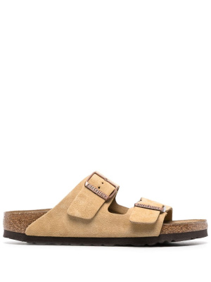 

Arizona buckled suede sandals, Birkenstock Arizona buckled suede sandals