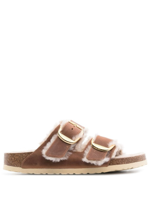 

Arizona buckled leather sandals, Birkenstock Arizona buckled leather sandals