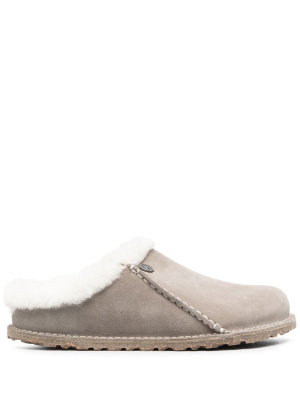 

Shearling-lined chunky mules, Birkenstock Shearling-lined chunky mules