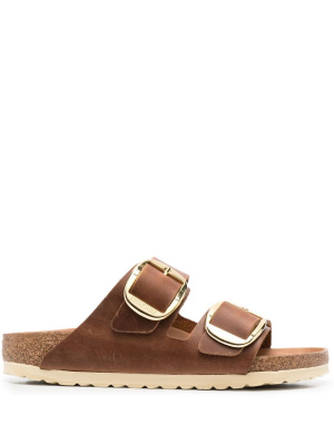 

Double-strap leather sandals, Birkenstock Double-strap leather sandals