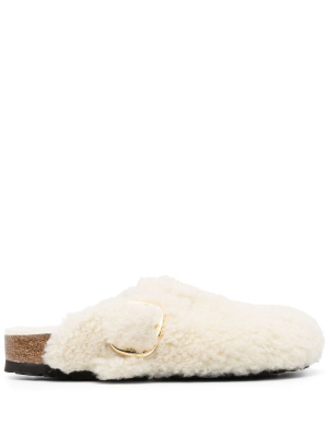

Boston buckled platform slides, Birkenstock Boston buckled platform slides