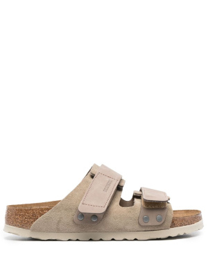 

Kyoto touch-strap leather sandals, Birkenstock Kyoto touch-strap leather sandals