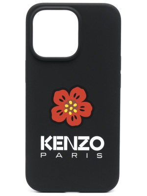

Logo-print flower iPhone 13 Pro case, Kenzo Logo-print flower iPhone 13 Pro case