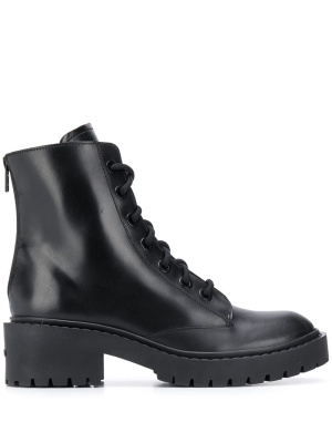 

Pike lace-up leather ankle boots, Kenzo Pike lace-up leather ankle boots