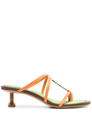 

Pralu 45mm leather sandals, Jacquemus Pralu 45mm leather sandals