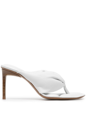 

Nocio knotted padded sandals, Jacquemus Nocio knotted padded sandals