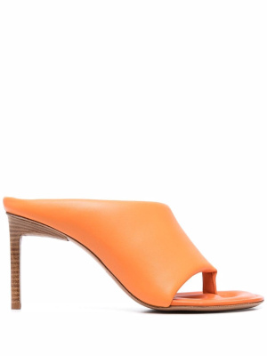 

Asymmetric-design open-toe mules, Jacquemus Asymmetric-design open-toe mules