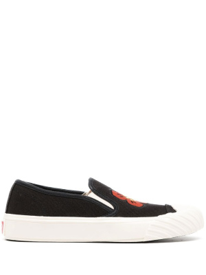 

Embroidered-logo slip-on sneakers, Kenzo Embroidered-logo slip-on sneakers