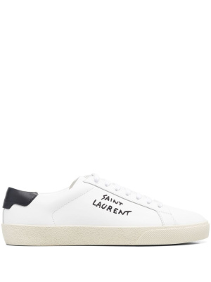 

Embroidered-logo sneakers, Saint Laurent Embroidered-logo sneakers