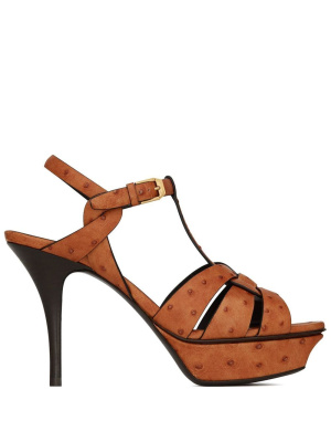 

Tribute 75 leather sandals, Saint Laurent Tribute 75 leather sandals