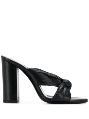 

Knot detail 110mm sandal, Saint Laurent Knot detail 110mm sandal