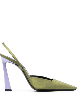 

Blade 115mm slingback pumps, Saint Laurent Blade 115mm slingback pumps