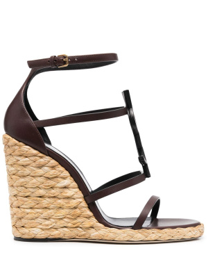

Cassandra 105 wedge sandals, Saint Laurent Cassandra 105 wedge sandals