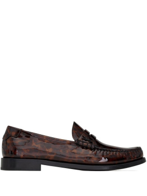 

Tortoiseshell-effect 15mm loafers, Saint Laurent Tortoiseshell-effect 15mm loafers