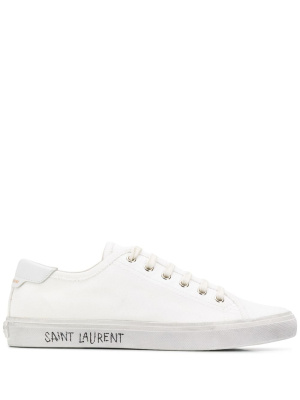 

Malibu distressed-effect sneakers, Saint Laurent Malibu distressed-effect sneakers