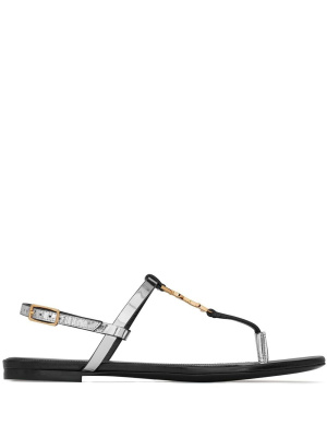 

Cassandra Iota T-bar sandals, Saint Laurent Cassandra Iota T-bar sandals