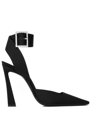 

Claude 110mm slingback sandals, Saint Laurent Claude 110mm slingback sandals