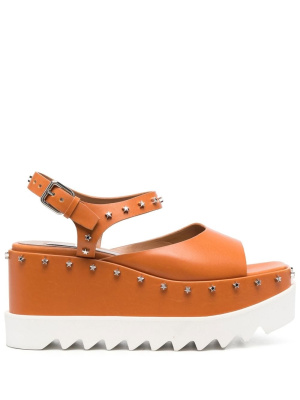 

Elyse 100mm studded platform sandals, Stella McCartney Elyse 100mm studded platform sandals