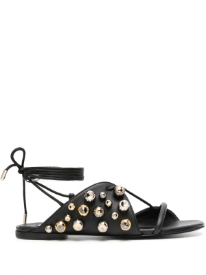 

Lace-up stud sandals, Stella McCartney Lace-up stud sandals