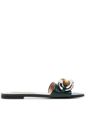 

Falabella flat sandals, Stella McCartney Falabella flat sandals