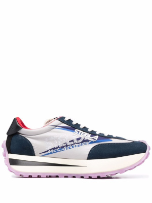 

Logo-print low-top sneakers, Stella McCartney Logo-print low-top sneakers