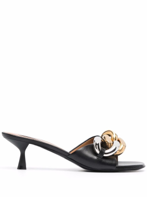 

55mm chain-link sandals, Stella McCartney 55mm chain-link sandals
