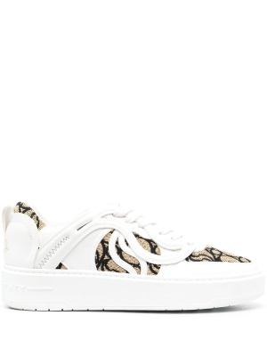 

Embroidered-pattern low-top sneakers, Stella McCartney Embroidered-pattern low-top sneakers
