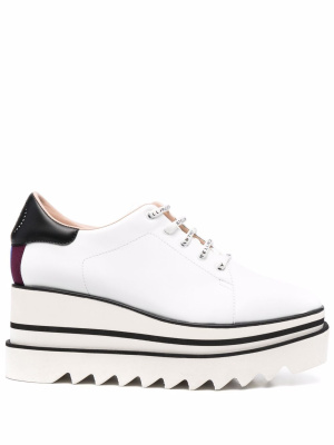 

Elyse ridged sole 80mm sneakers, Stella McCartney Elyse ridged sole 80mm sneakers