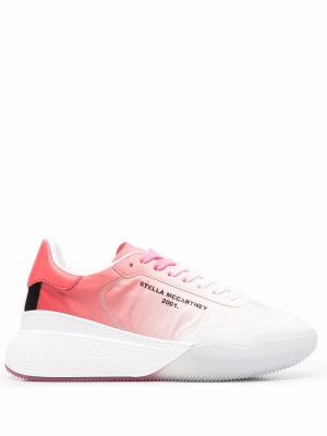 

Gradient lace-up sneakers, Stella McCartney Gradient lace-up sneakers