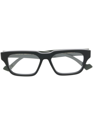 

Colour-block square glasses, Gucci Eyewear Colour-block square glasses