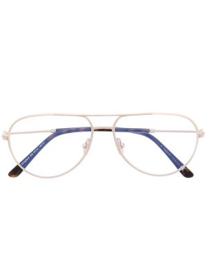 

Double-bridge glasses, TOM FORD Eyewear Double-bridge glasses