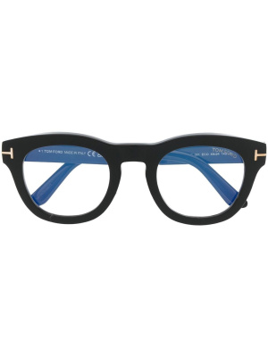 

Logo-plaque arm glasses, TOM FORD Eyewear Logo-plaque arm glasses