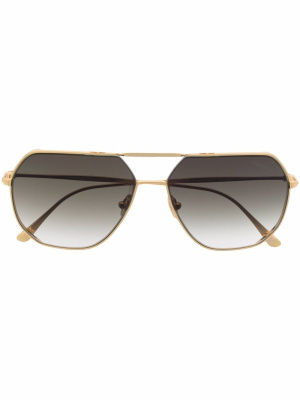 

Gradient navigator-frame sunglasses, TOM FORD Eyewear Gradient navigator-frame sunglasses