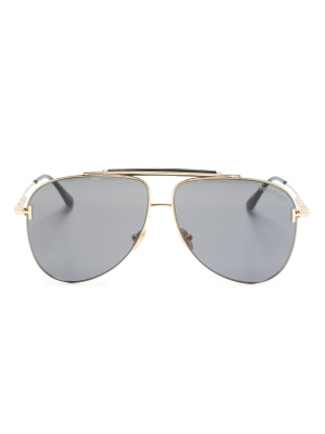 

Polished pilot-frame sunglasses, TOM FORD Eyewear Polished pilot-frame sunglasses