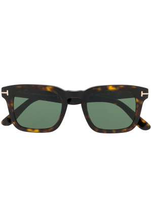 

Tortoiseshell square-frame sunglasses, TOM FORD Eyewear Tortoiseshell square-frame sunglasses