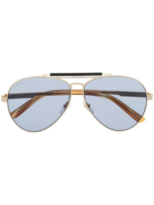 

Pilot-frame sunglasses, Gucci Eyewear Pilot-frame sunglasses