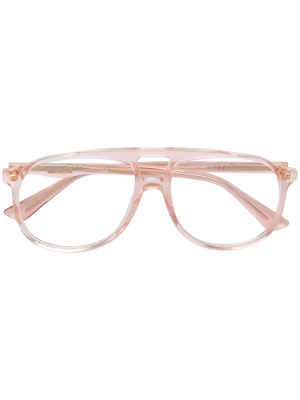 

Transparent pilot-frame glasses, Gucci Eyewear Transparent pilot-frame glasses