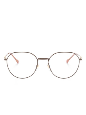 

Horsebit-detail round-frame glasses, Gucci Eyewear Horsebit-detail round-frame glasses