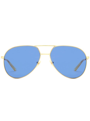 

Pilot-frame tinted sunglasses, Gucci Eyewear Pilot-frame tinted sunglasses