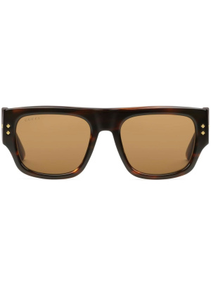 

Rectangle-frame sunglasses, Gucci Eyewear Rectangle-frame sunglasses