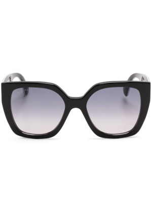 

Square-frame logo-plaque sunglasses, Gucci Eyewear Square-frame logo-plaque sunglasses