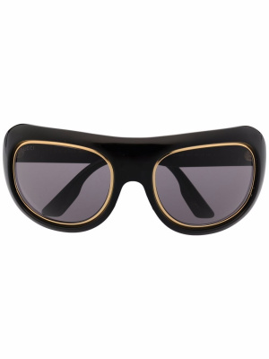 

Tinted oversize-frame sunglasses, Gucci Eyewear Tinted oversize-frame sunglasses